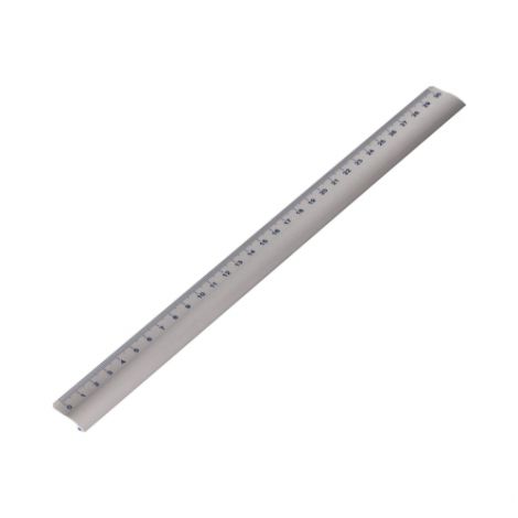 Linijka Leniar aluminiowa antypoślizgowa 30cm